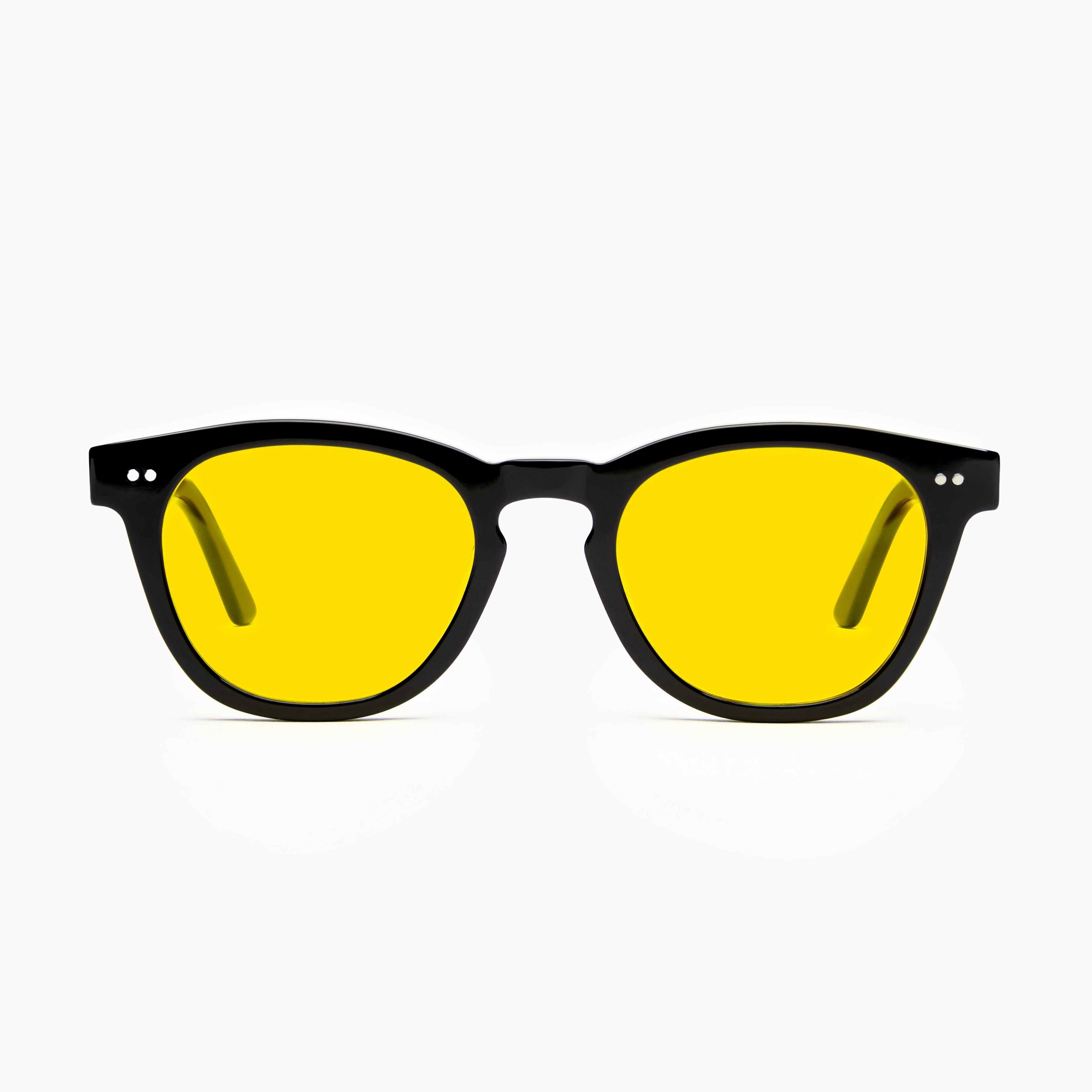 LUCIER ルシエール サングラス　HAALAND BLACK blue light blocking glasses sleeping glasses – LUCIER