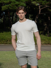 100% 순수 유기농 면 라운드 티셔츠