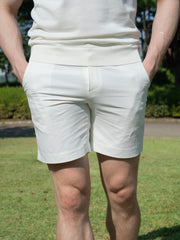 100% 순수 린넨 코튼 블렌드 라이트 반바지