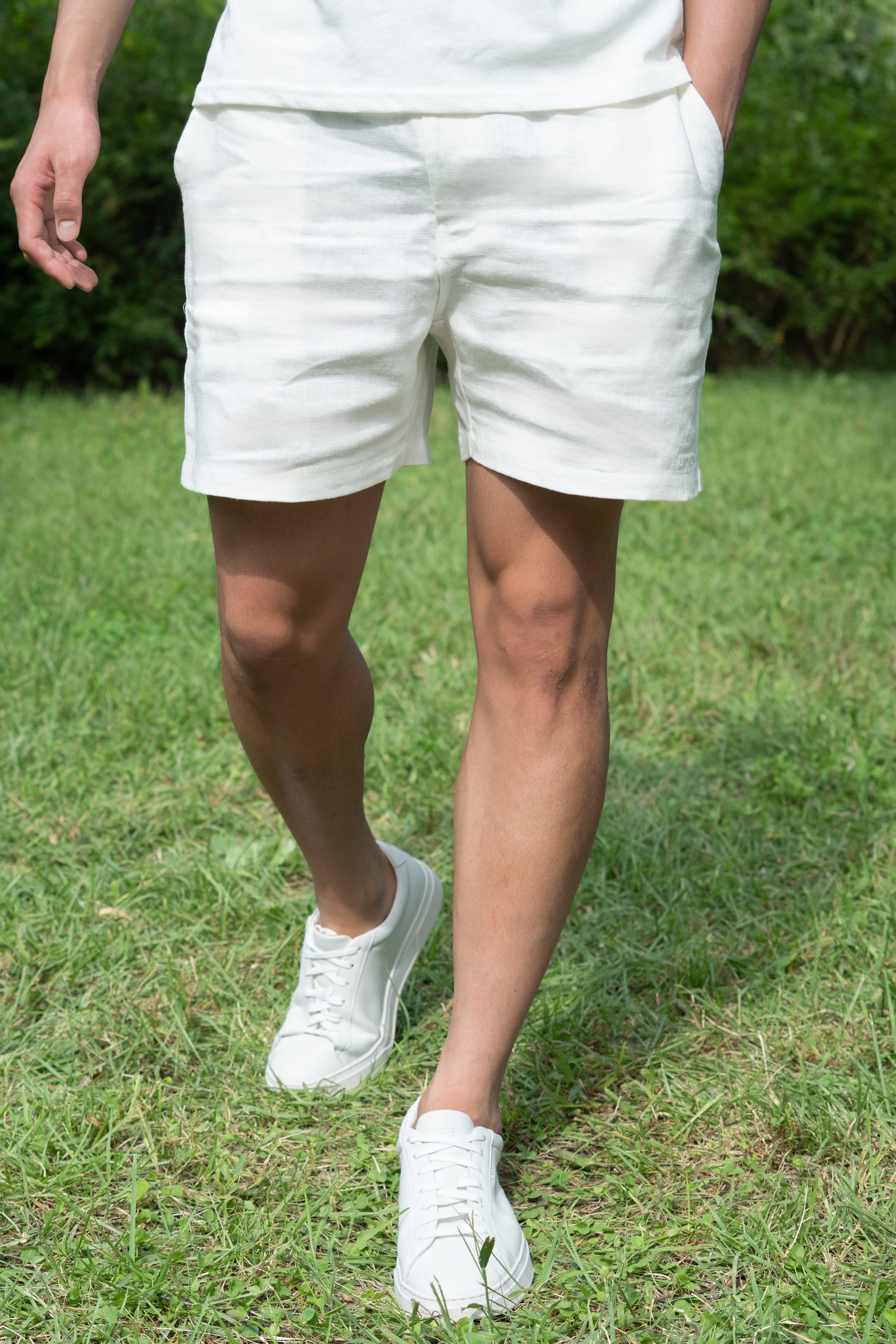 100% 순수 햄프 라이트 반바지