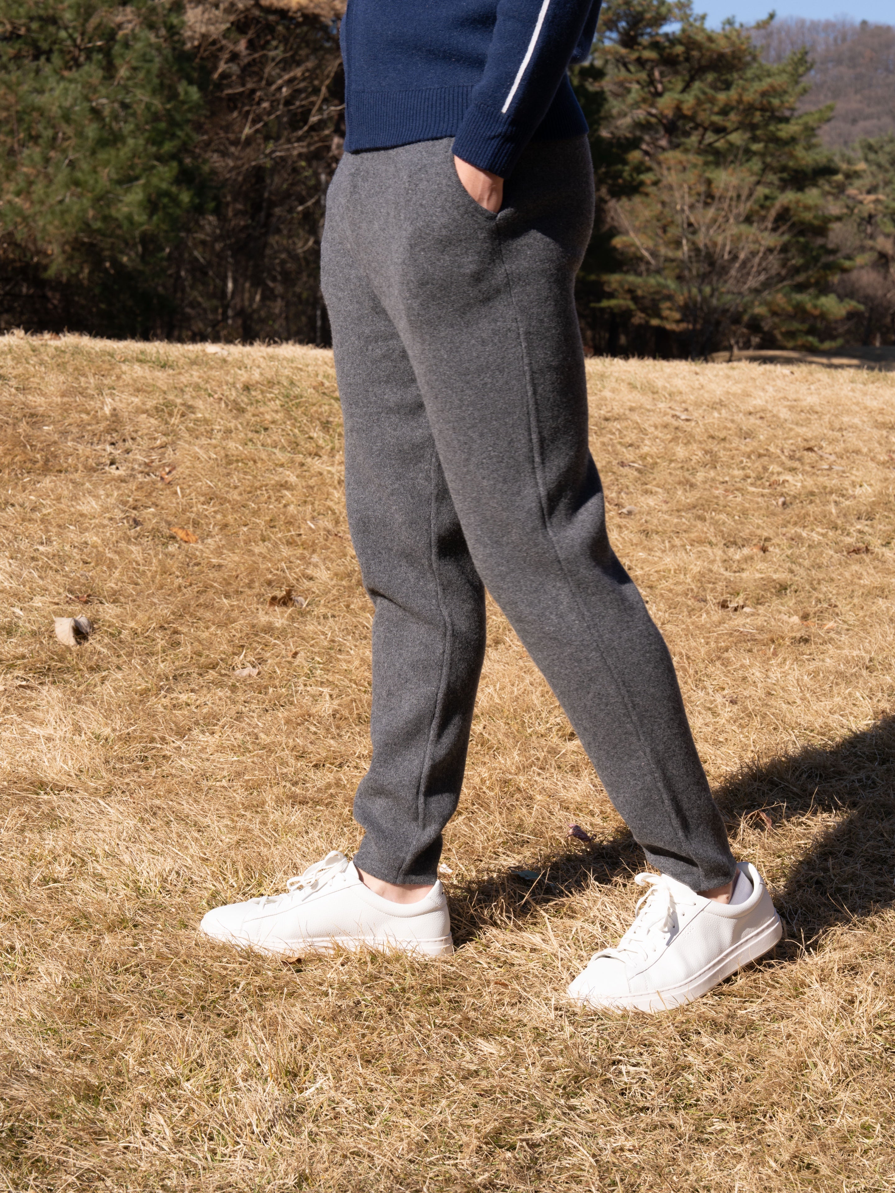 순수 메리노 울 베이직 팬츠