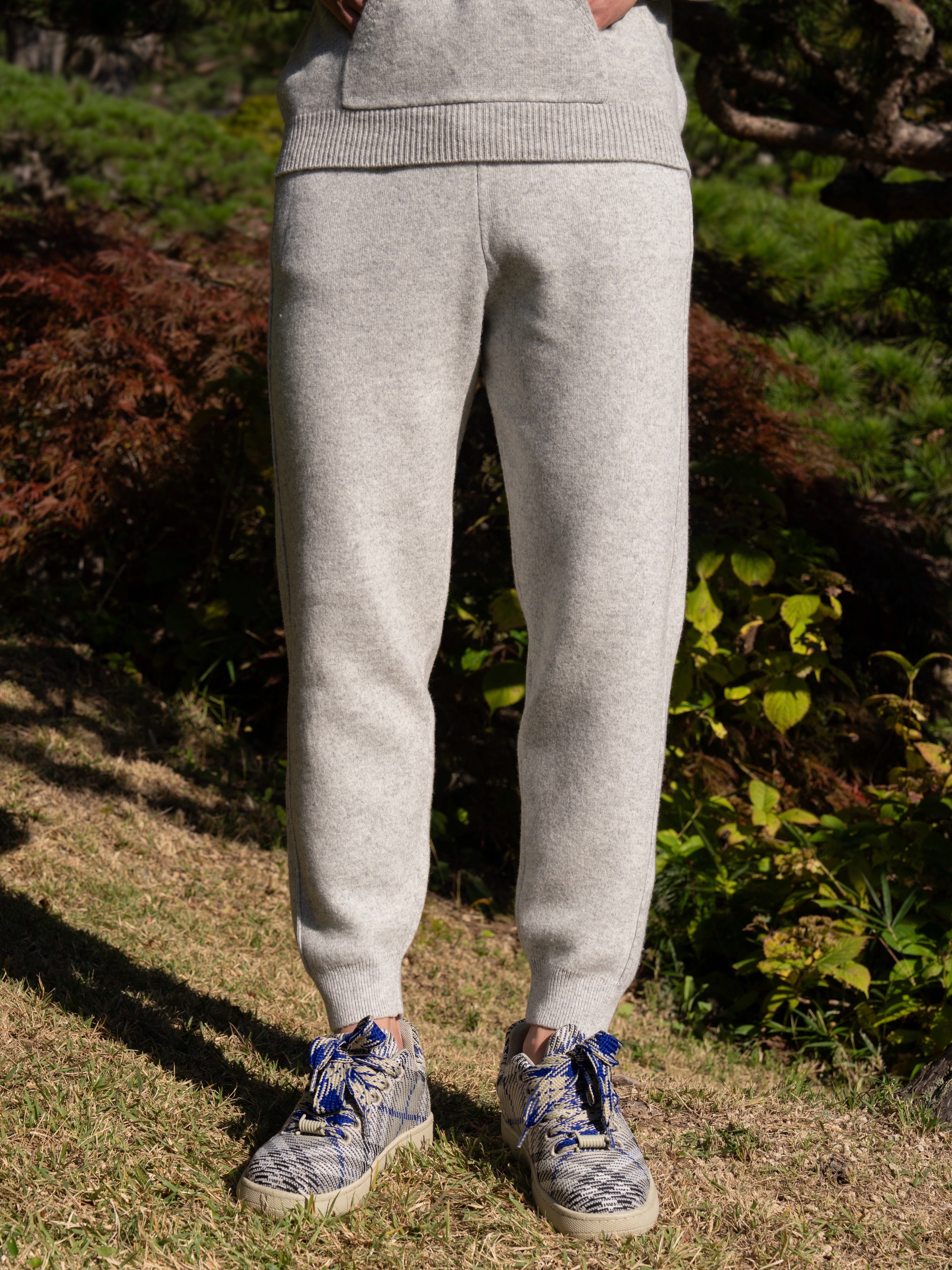 순수 메리노 울 베이직 조거 팬츠