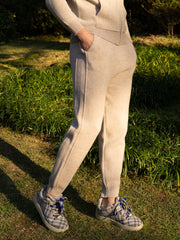 100% 순수 메리노 울 베이직 조거 팬츠